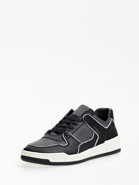 ниски маратонки с лого Guess Black Vicenza 4g