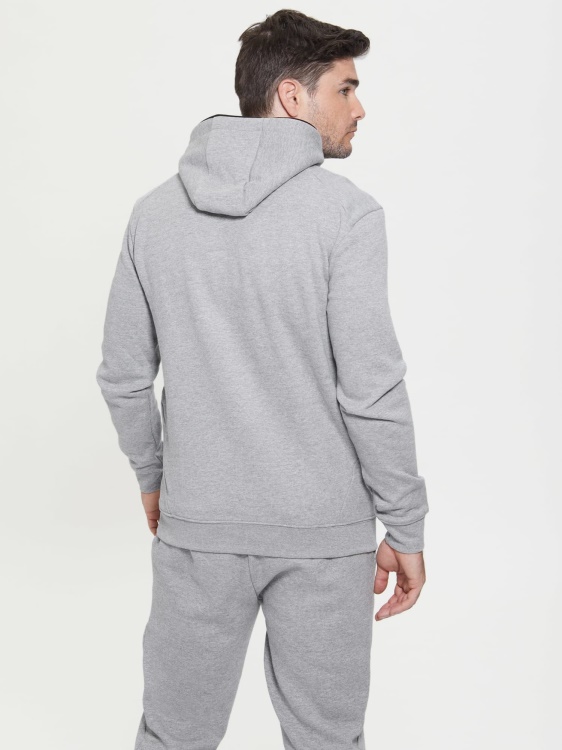 Guess сив суичър с предно лого