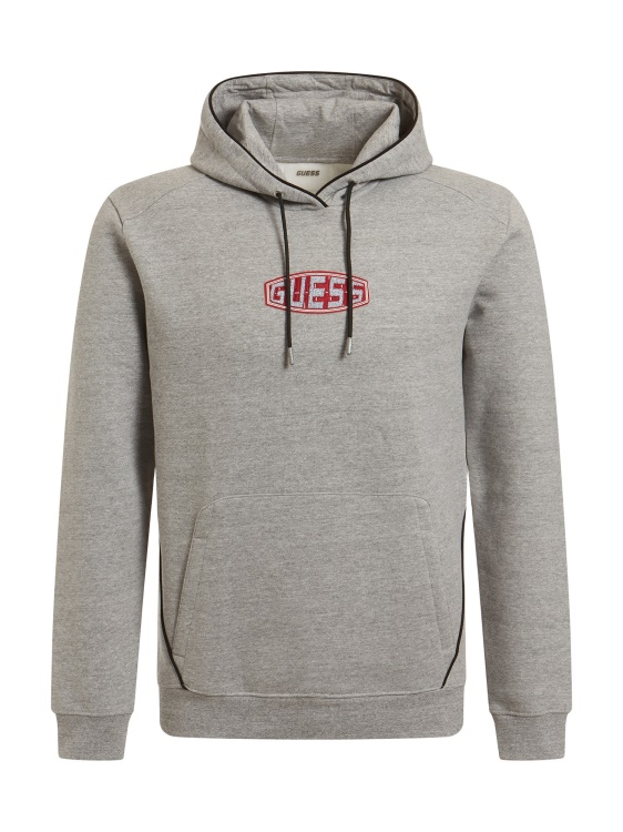 Guess сив суичър с предно лого