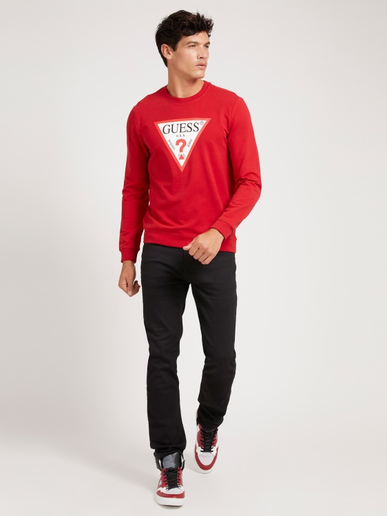 суичър с лого на Guess Triangle