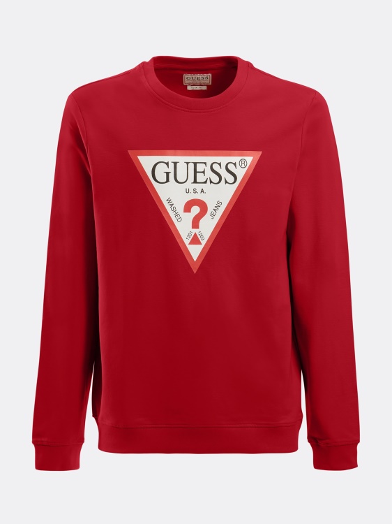суичър с лого на Guess Triangle