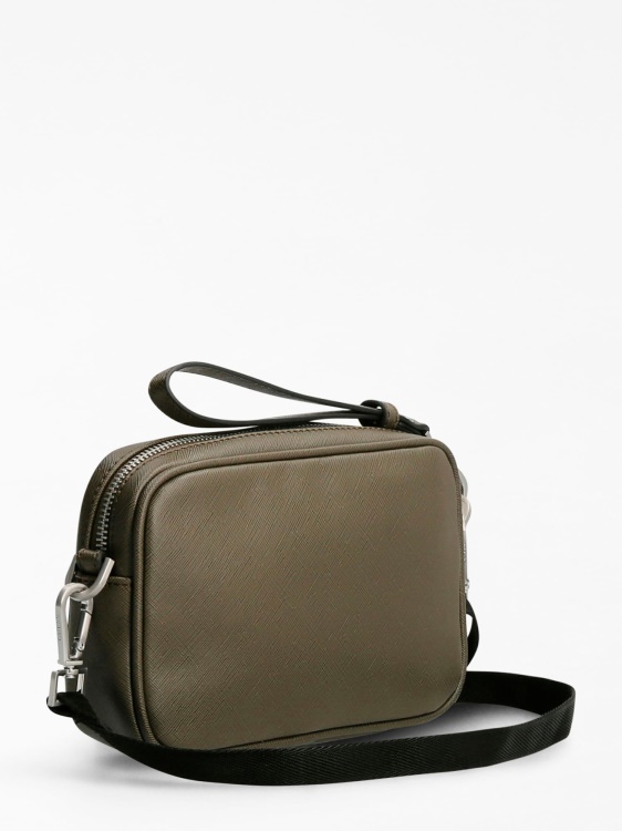 Guess Certosa Saffiano мини несесер сив