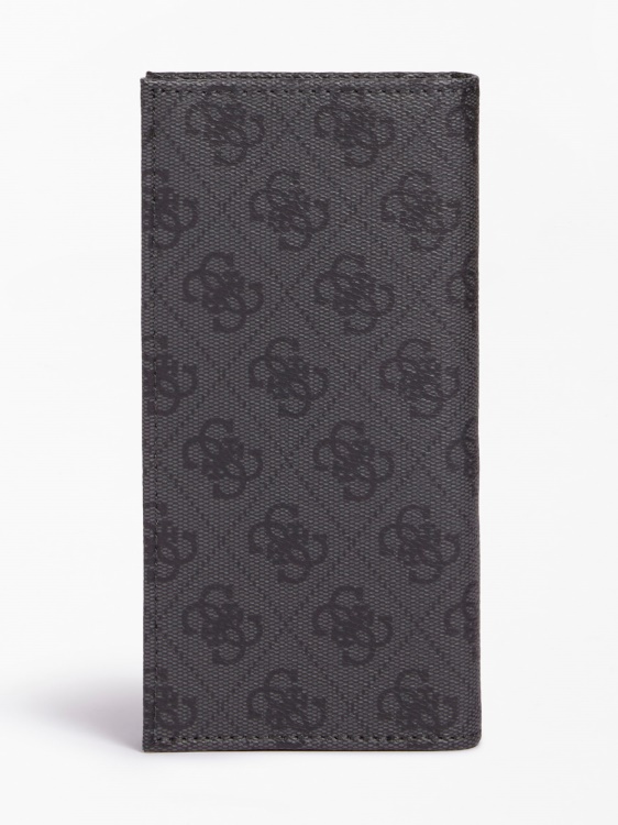 дълъг портфейл с лого Vezzola 4g Guess черен