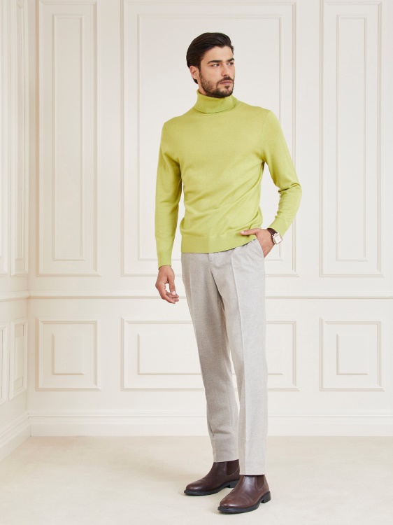зелен вълнен пуловер Marciano Guess