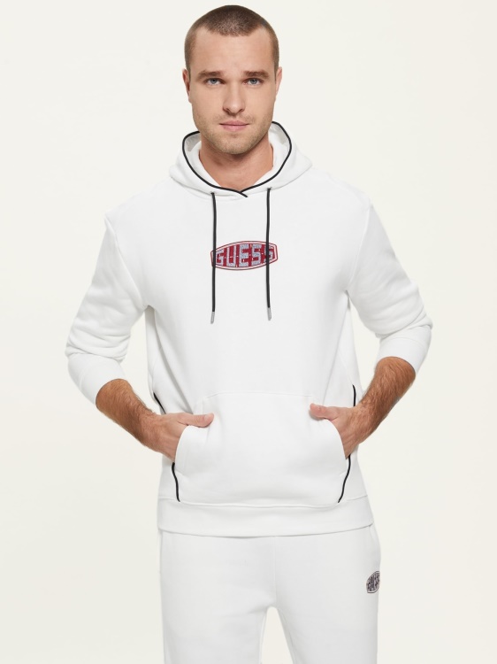 суичър с предно лого Guess