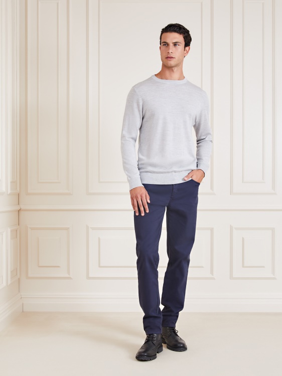 сив вълнен пуловер Marciano Multi Guess
