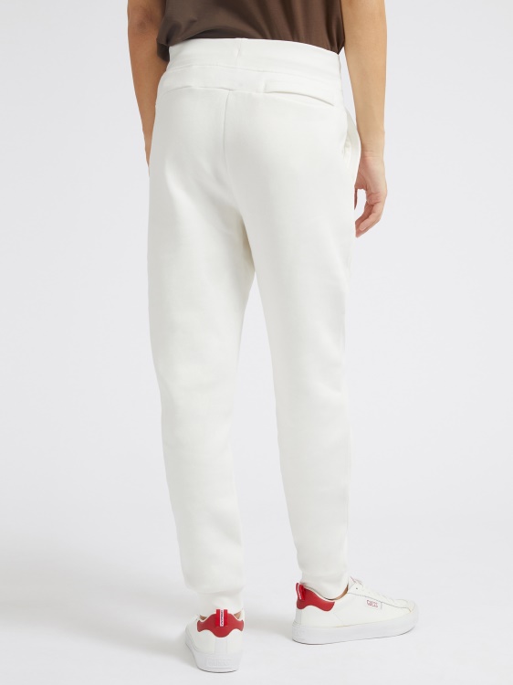 бели панталони с кръпка с лого Guess
