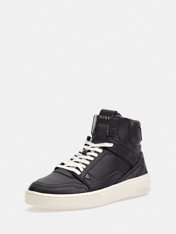 Guess черни маратонки Verona High-top Smart Basket