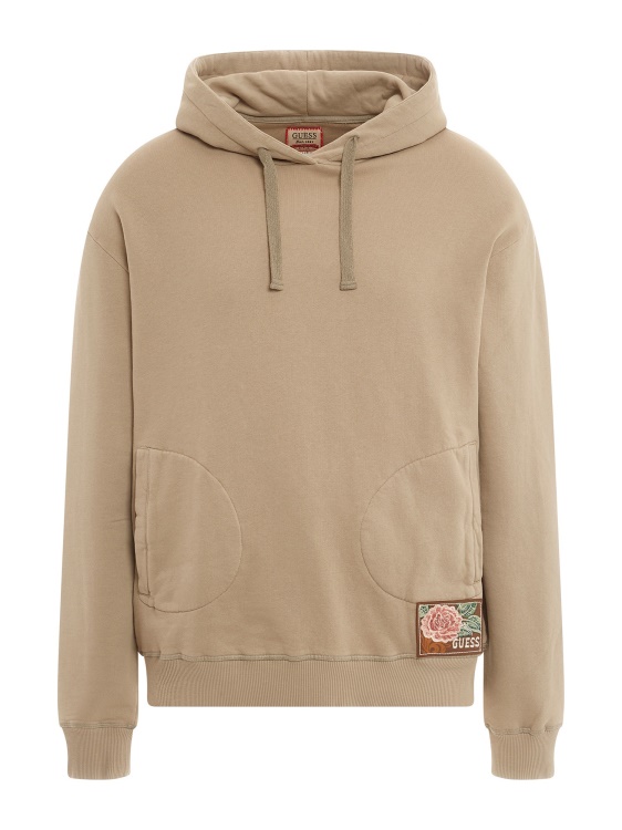 сив суичър с щампа Guess Back