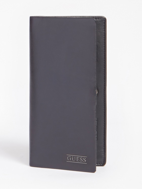 портфейл от естествена кожа Blue Guess New Boston