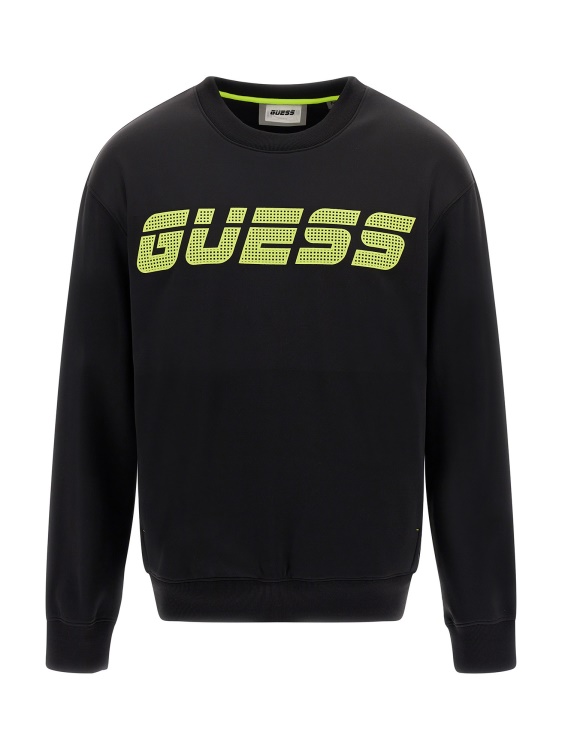 преден суичър с лого черен Guess