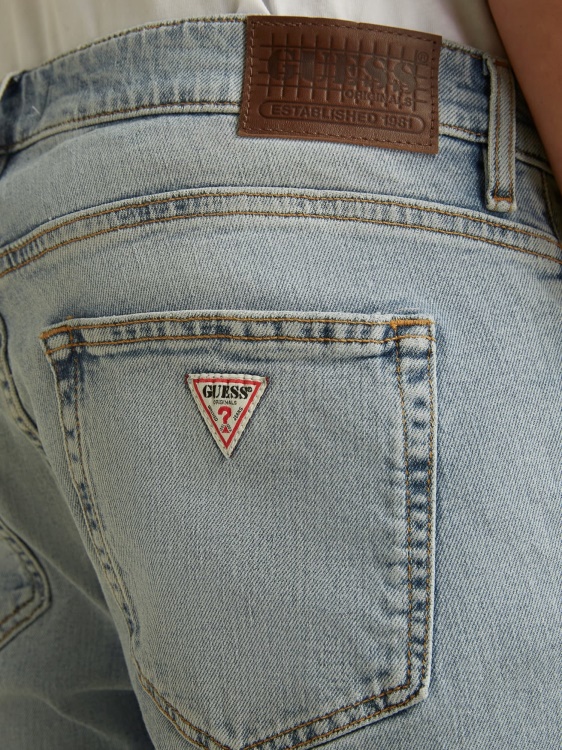 светлосин тънък дънков панталон Guess