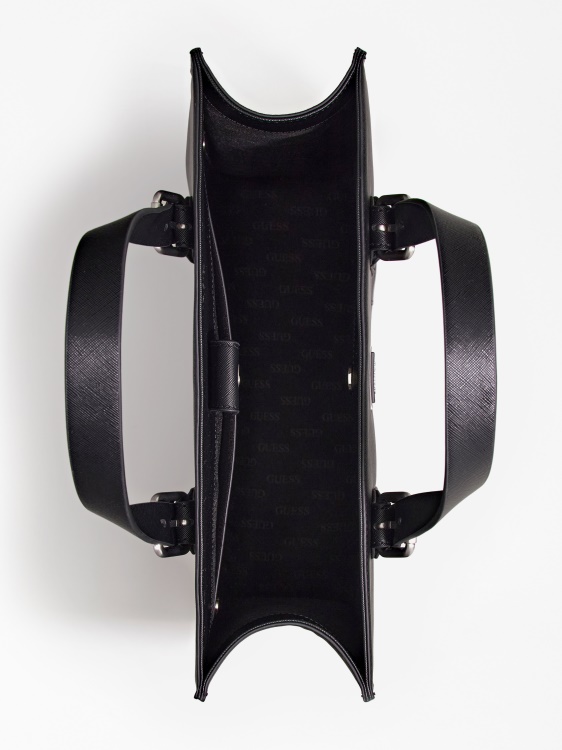 Certosa Saffiano Shopper Black Guess