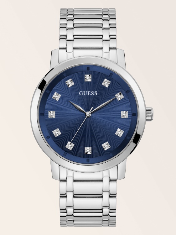Guess кристален аналогов часовник черен