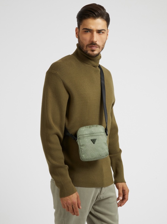 Vezzola найлон Crossbody Green Guess
