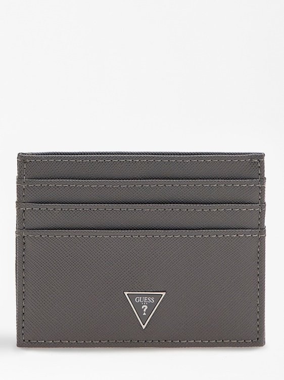 калъф за кредитна карта Guess Grey Certosa Saffiano