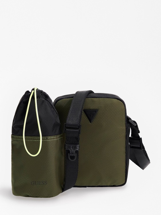черна мулти Certosa Tech мини чанта през рамо Guess