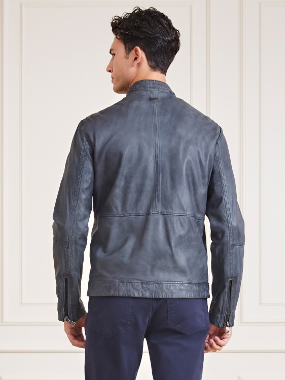 Marciano естествена кожа Biker Guess черен