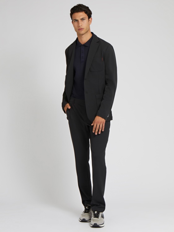 черен блейзър Guess с предни джобове