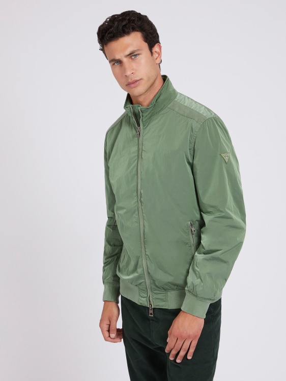 технологично бомбардировъчно яке Guess Green