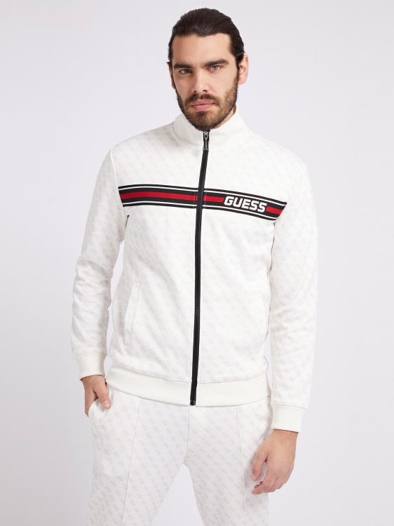 цял костюм с лого Guess бял
