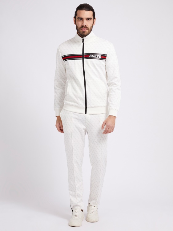 цял костюм с лого Guess бял