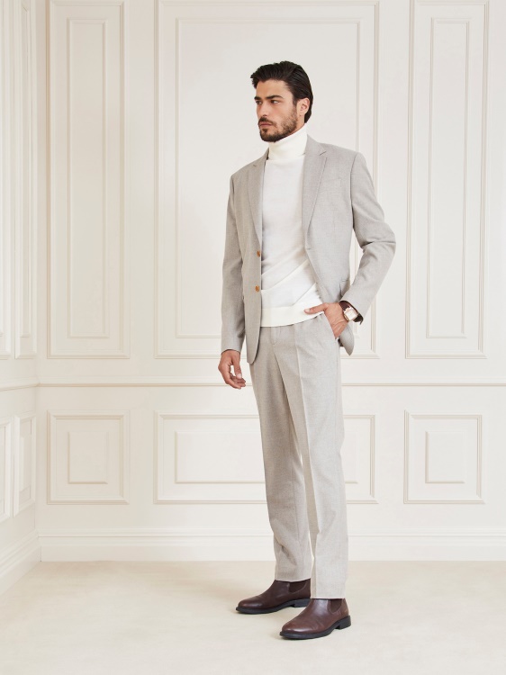 Guess светлосив едноредов блейзър Marciano