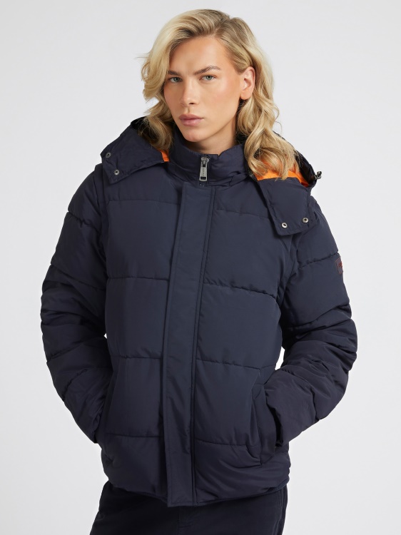 син термореактивен пуфър Guess