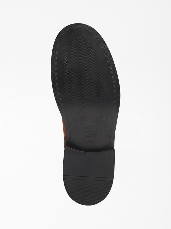 Guess кафяви велурени ботуши Arco