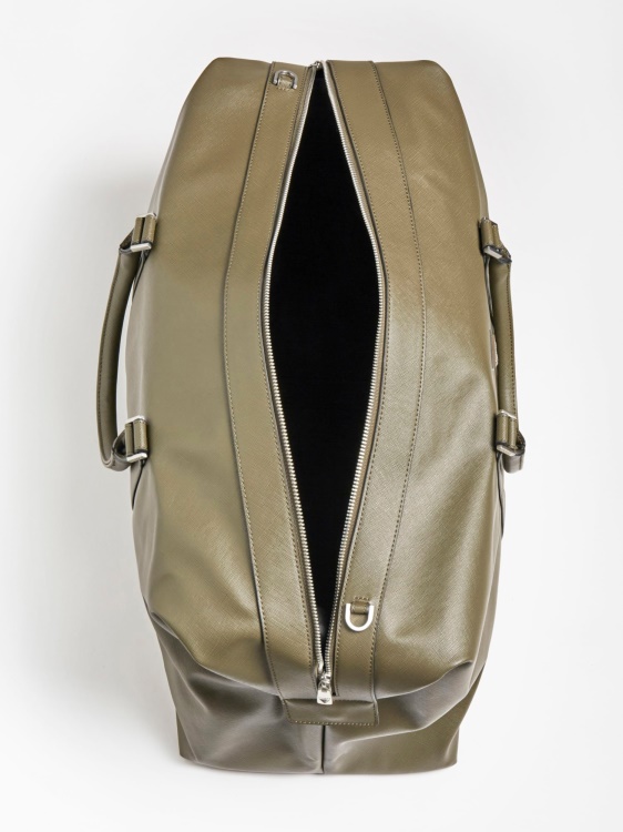 Certosa Saffiano уикенд чанта сиво Guess