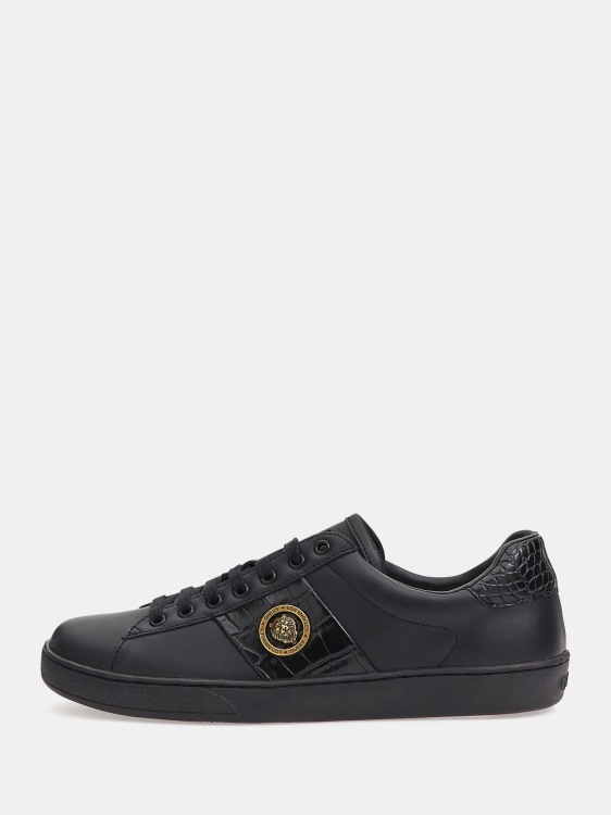 Guess черни маратонки Nola с детайли на лъв