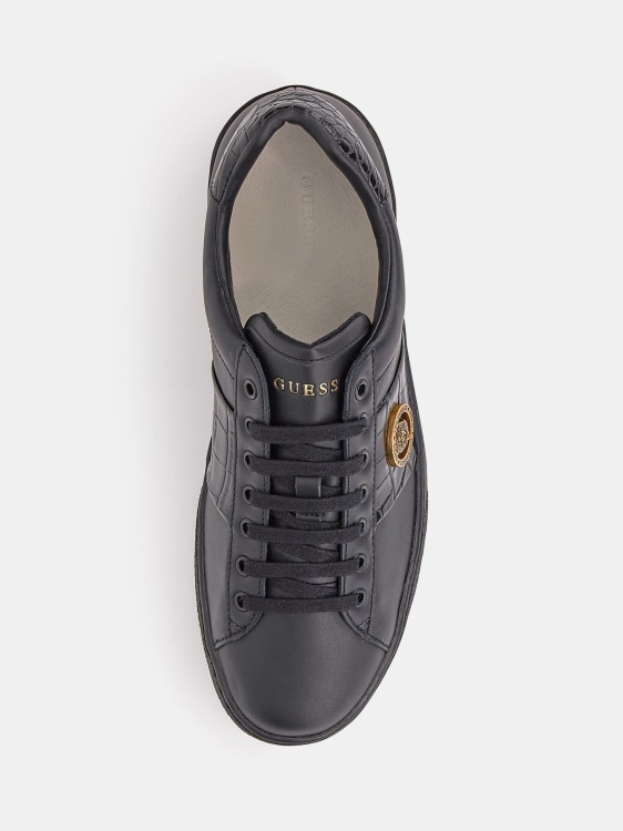 Guess черни маратонки Nola с детайли на лъв