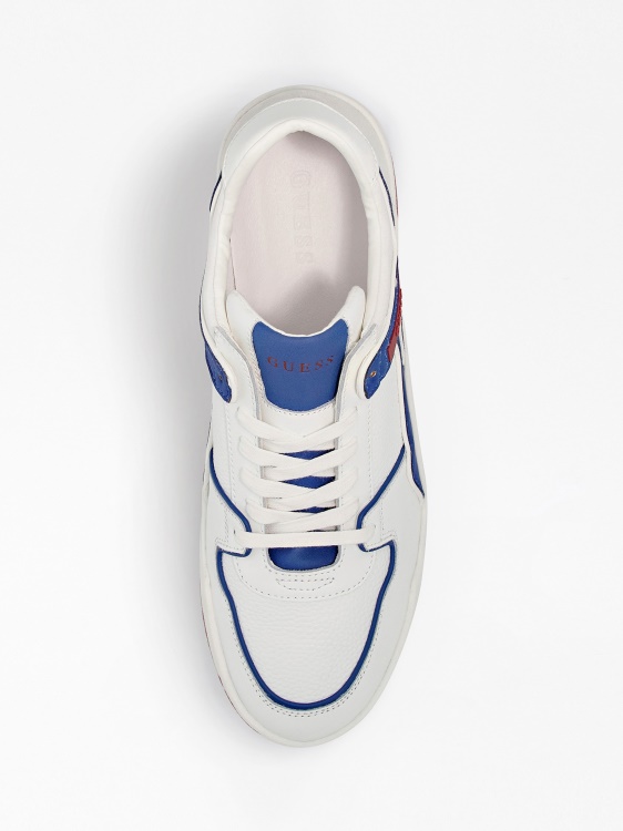 бели кожени ниски кецове Vicenza Guess