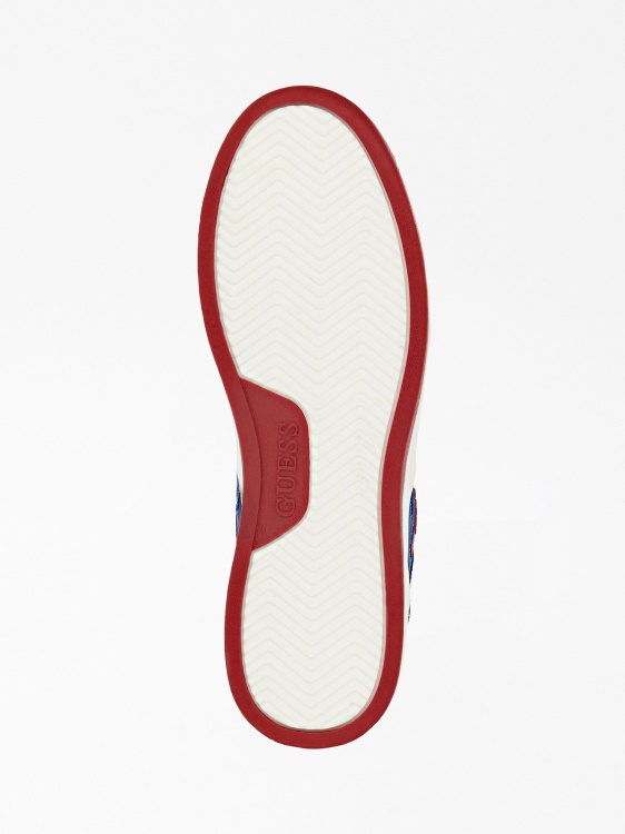 бели кожени ниски кецове Vicenza Guess