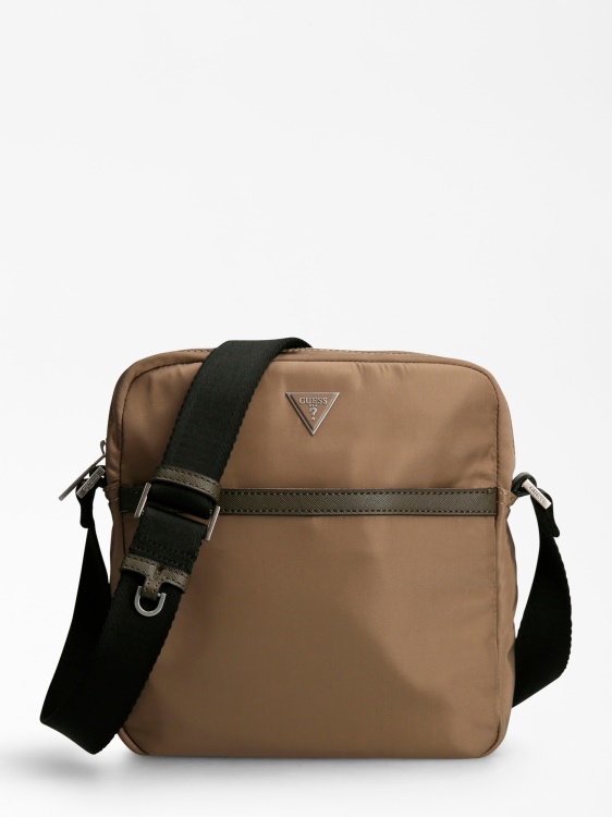 Certosa найлон мини Crossbody сиво Guess