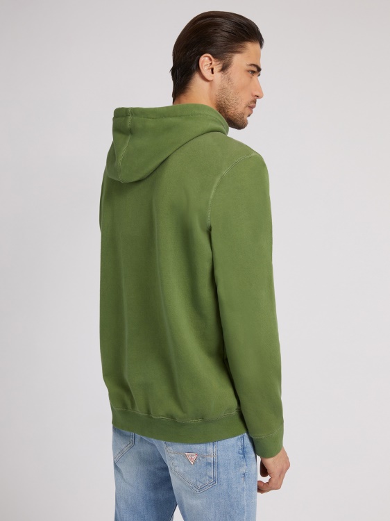 суичър с предно лого Guess зелен