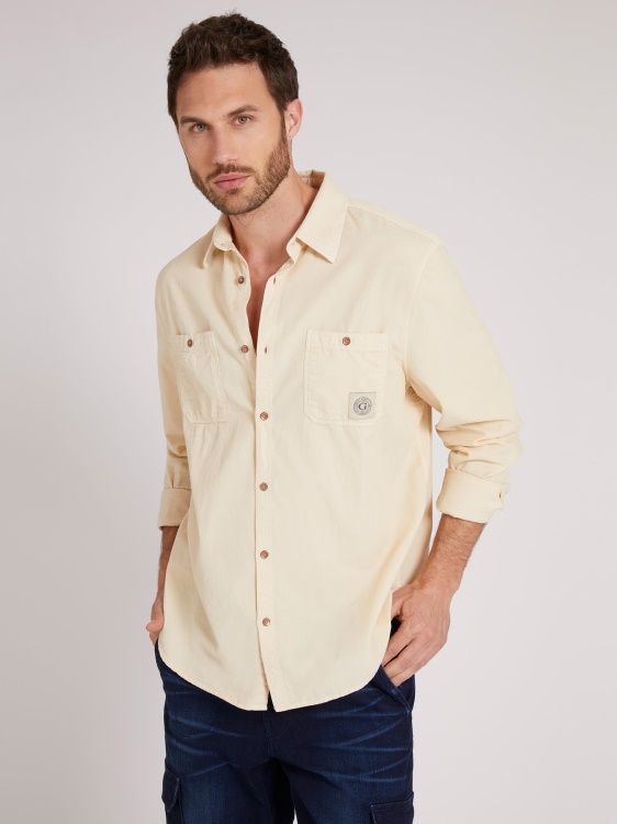 кремава тонка риза Guess