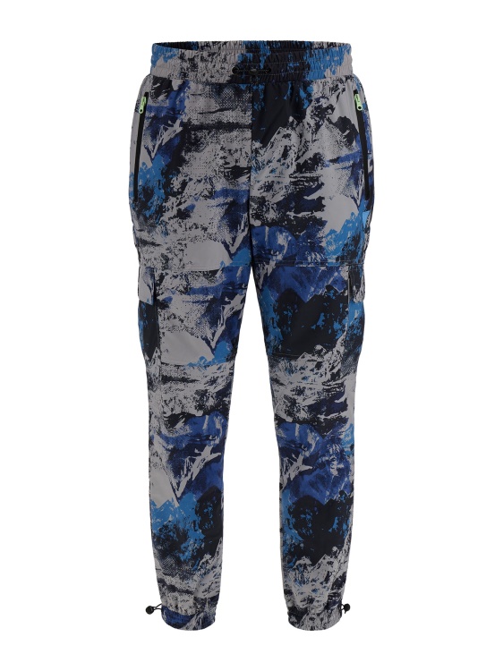 Guess карго панталон с многоцветен принт