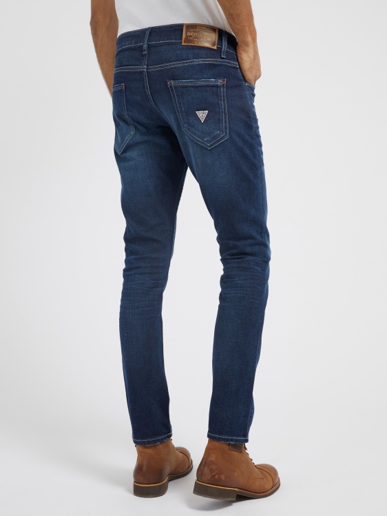 тесни дънкови панталони Guess Blue Trend