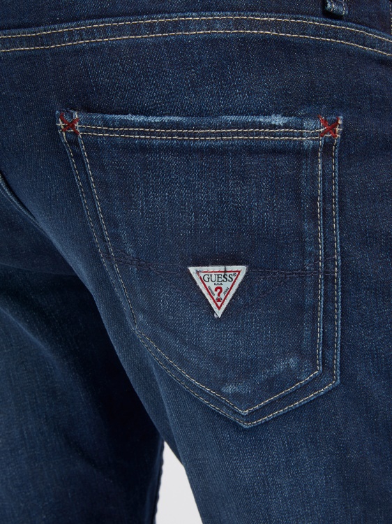 тесни дънкови панталони Guess Blue Trend