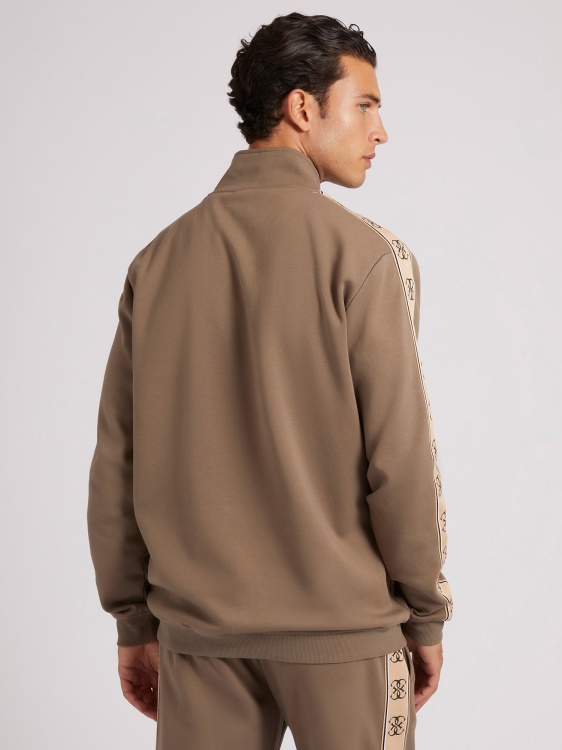 Guess кафяв суичър с пълен цип