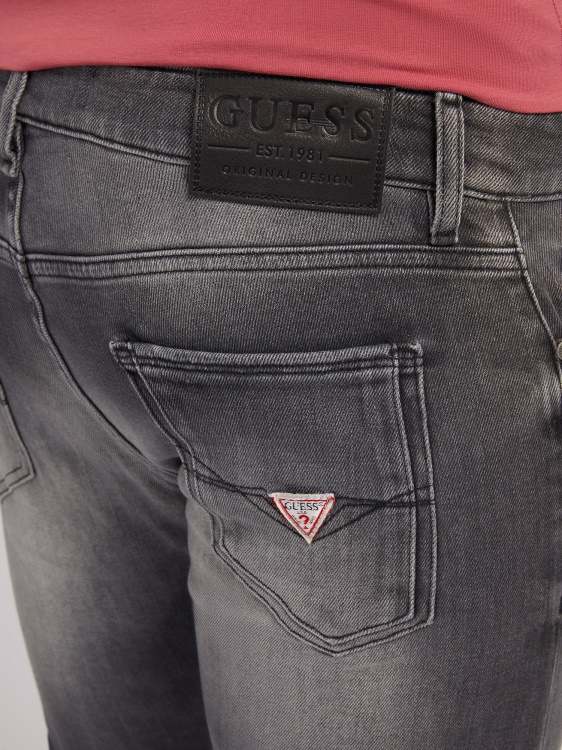 тесни дънкови панталони Guess Black