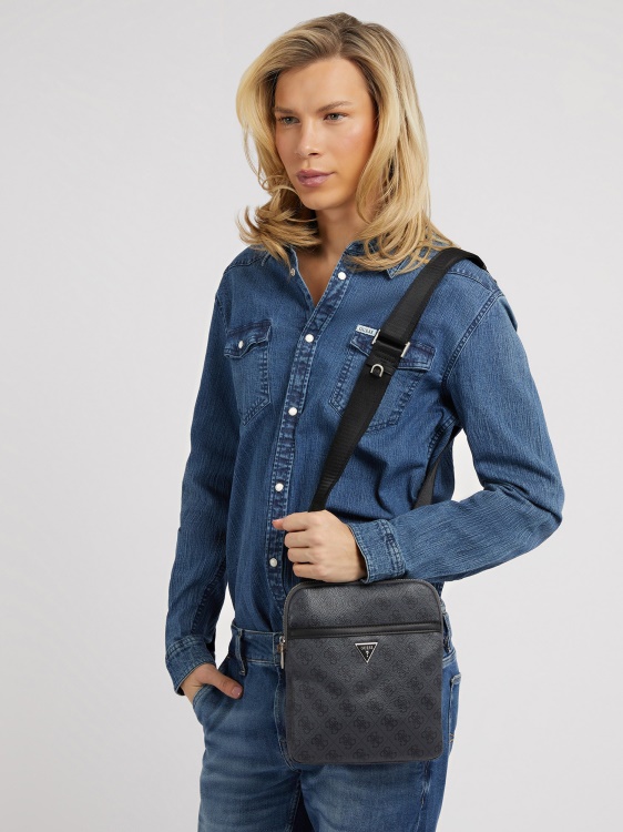 Vezzola Smart Mini Crossbody Guess черен