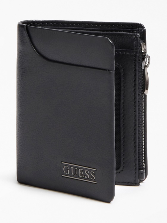 Guess нов бостънски портфейл от истинска кожа