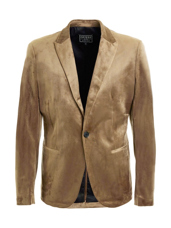 стандартен кадифен блейзър Guess Gold