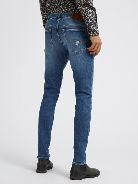 тесни дънкови панталони Guess New Blue