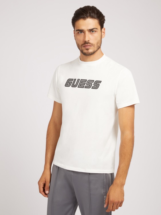 предна тениска Lgoo Guess бяла