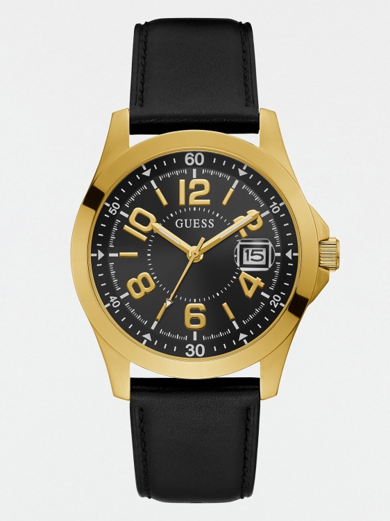 календар часовник Guess черен