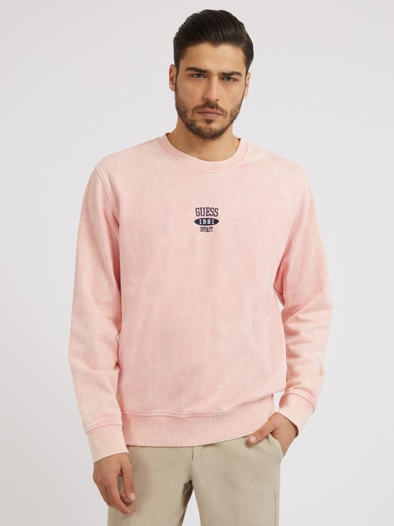 костюм с малко бродирано лого Guess Pink