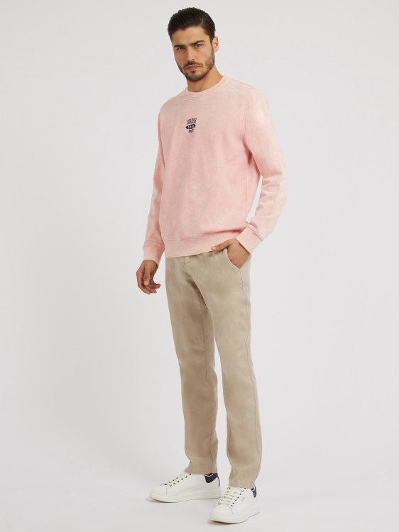 костюм с малко бродирано лого Guess Pink